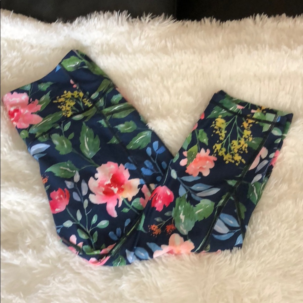 Senita Athletics High Waisted Capri - Bloom
